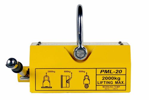 Heavy Duty 4400 lb Steel Lifting Magnet 2000 KG Magnetic Lifter Hoist or Crane