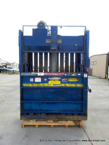 Cram-a-lot 72dhlu vertical baler compactor cardboard cram a lot trash for sale