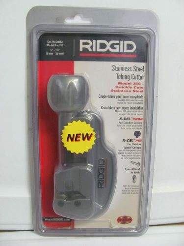 NEW Ridgid 29963 Model 35S Stainless Steel Cutter For 1/4&#034; - 1-3/8&#034; Tubing Rigid