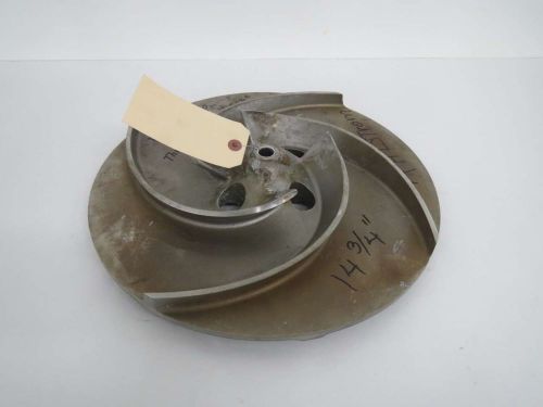 AHLSTROM 1796784 14-1/2 IN OD 4 VANE STAINLESS PUMP IMPELLER B434623