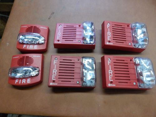 Lot of 6 Simplex Horn/strobes  4903-9236, 4903-9426