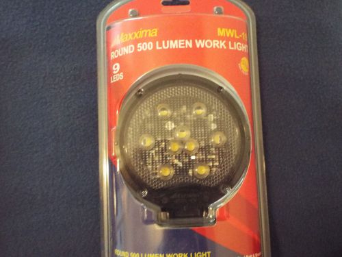 Maxxima round 500 lumen work light mwl-19 for sale
