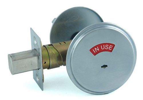 Falcon d271 626 thumbturn deadbolt &#034;vacant or in-use&#034; satin chrome for sale