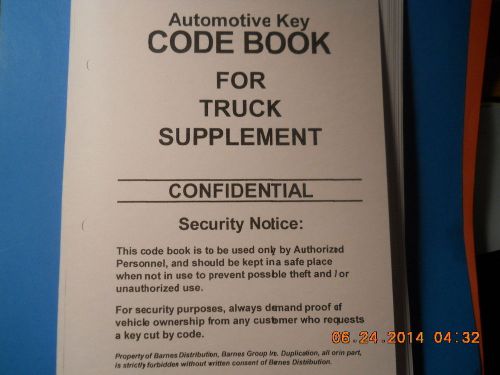 CURTIS CODE BOOK  (LARGE TRUCKS)