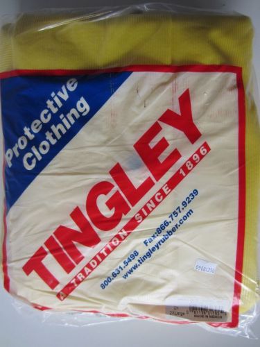 Tingley Rain Jacket XXL w/ Hood Yellow p/n  J31107.2X.02, 8VL03 NEW