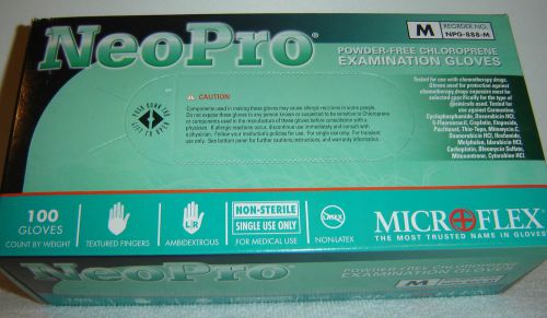 MICROFLEX NEOPRO POWDER FREE CHLOROPRENE GLOVES NPG-888-M  * *NEW IN PACKAGE**