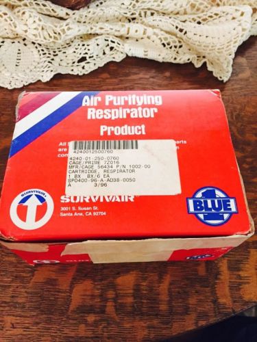 Survivair Air Purifying Respirator Cartridges For Acid Gas 1002-00