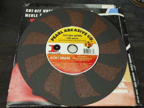 Pearl Abrasive 12&#034; metal SRT36 Contaminant Free Cut Off Wheel Gas Powered 5pc