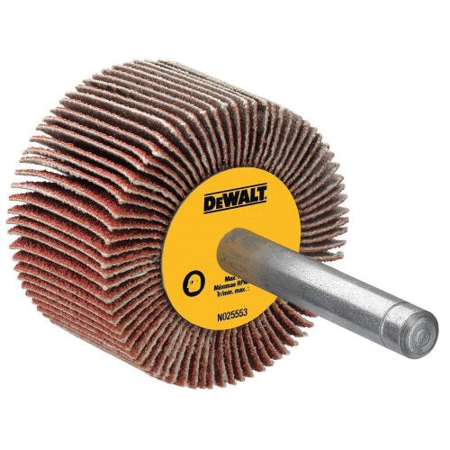 NEW DEWALT DAFE1Q0810 2-1/2-Inch by 1-Inch by 1/4-Inch HP 80g Flap Wheel