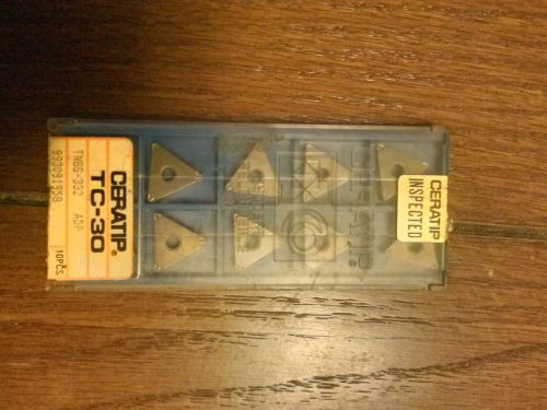 Kyocera ceratip TNGG-332 carbide inserts 10 pack new!