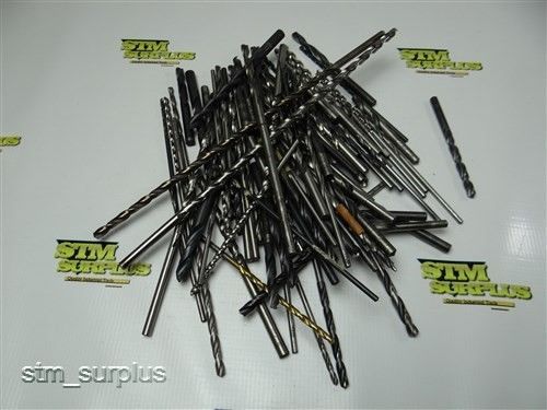 ASSORTED LOT OF 30+ STRAIGHT SHANK TWIST DRILLS 5/32&#034; TO 11/32&#034; DORMER