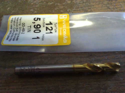 .2323 5.9mm HSCO TiN STUB DRILL