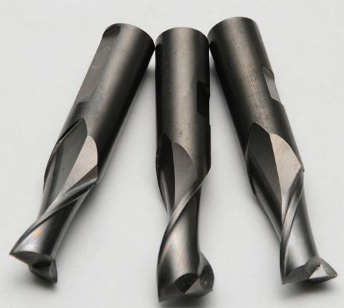 3ea. 3/4&#034; 2fl Carbide end mills