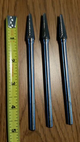 Carbide burrs 1/4&#034; shank