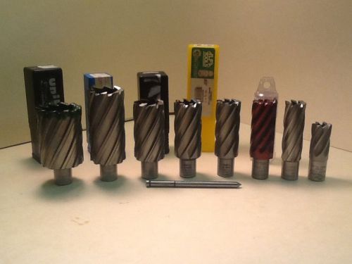 High Quality Annular Cutter Set 8 Piece, Slugger, Unibor, Roto Brute