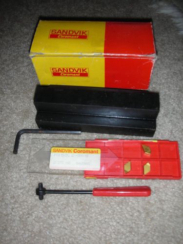 SANDVIK COROMANT 150.2-1919-20 Lathe Tool Holder NEW with Box ,Carbide inserts