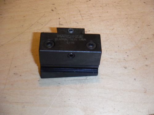 GENUINE HARDINGE L19 CUTOFF TOOL HOLDER BLOCK FOR L18 METAL LATHE TURRET