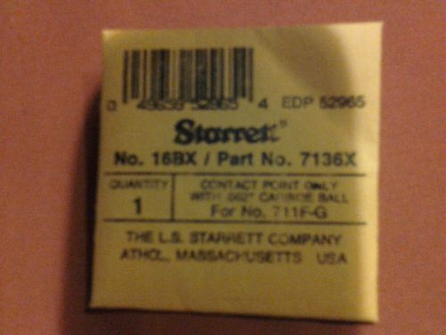 Starrett No. 16BX / 7136X  0.062&#034; ball  indicator point (2 each)