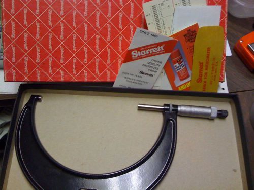 Starrett 5&#034;-6&#034; Outside Micrometer, 436RL-6 WITH CASE