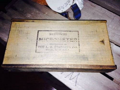 Vintage starrett no. 436 mircrometer 2&#034; to 3&#034; + 1&#034; to 2&#034; in orig. box + 1&#034; for sale