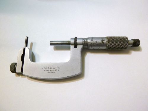 USED Starrett 1-2&#034; Anvil 220RL Micrometer