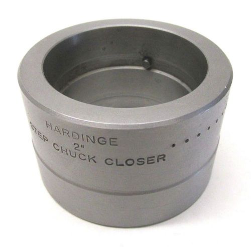 CLEAN! HARDINGE 2&#034; STEP CHUCK CLOSER FOR TAPER LOCK SPINDLES