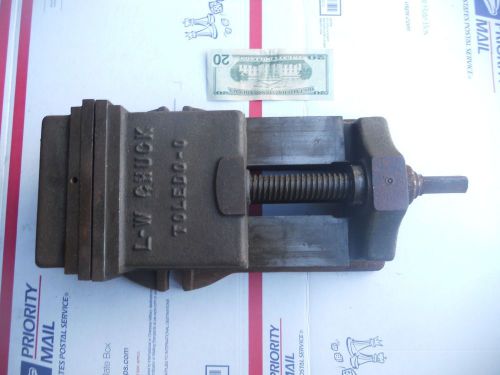 LW CHUCK MACHINIST LATHE VISE  6-1/2&#034; JAW 5&#034; Opening