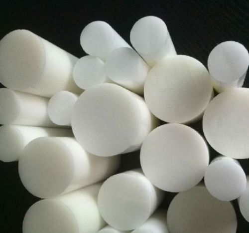 5pcs white acetal pom plastic round bar rod diameter 6mm, length 500mm #ee-dl for sale