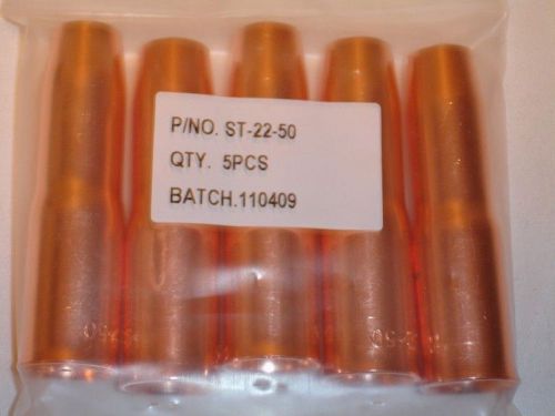 MIG WELDING NOZZLES - 22-50 FOR LINCOLN/TWECO PKG/5