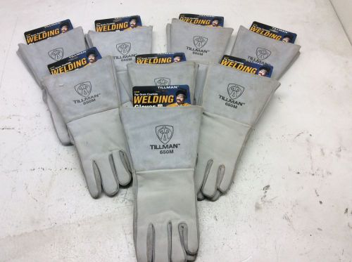 (1) LOT OF EIGHT PAIRS OF TILLMAN 650M WELDING GLOVES