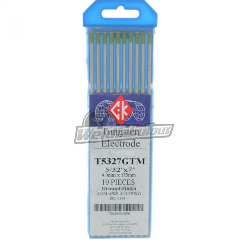 CK T5327GTM LaYZr Tungsten Electode 5/32&#034; x 7&#034; Pkg = 10