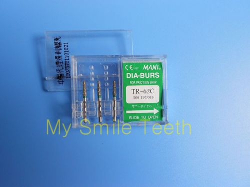 1 Box Dental Mani Burs Handpieces Diamond Burs Teeth Polishing Drills TR-62C