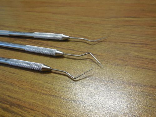 LOT OF 3 HU-FRIEDY EXDG16 Double-Ended Endo Explorer DE Dental Instrument