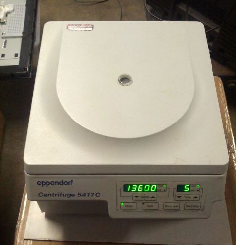 EPPENDORF 5417C 14000RPM LAB BENCHTOP CENTRIFUGE NO ROTOR