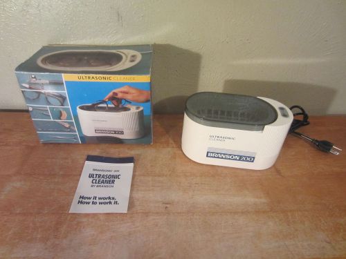 Branson 200 Bransonic Ultrasonic Cleaner Model B200 In Box