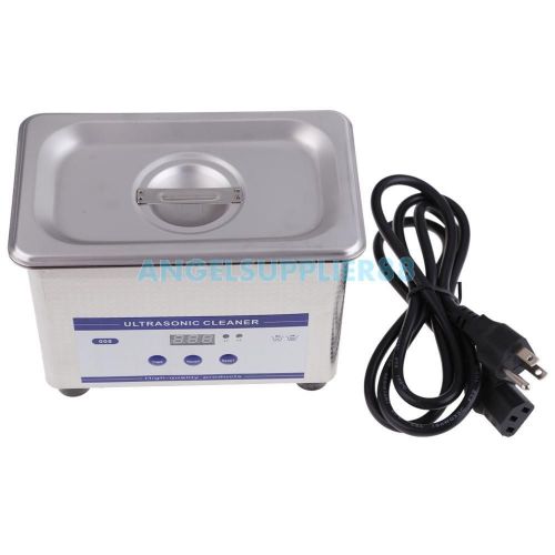 A#S0 800mL Digital Ultrasonic Bath Jewelry Glass Cleaner Cleaning Equipment