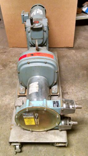 Bredel sp-15 hose pump with motor and speed-trol on cart for sale