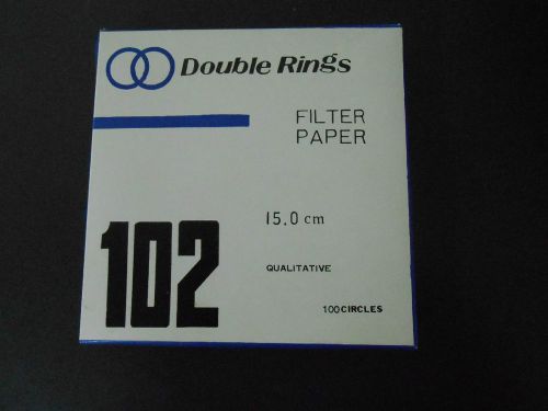 Filter Paper, Qualitative, Medium, 15cm, Pkg / 100