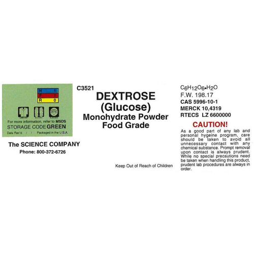 NC-11819 Dextrose (Glucose), Food Grade, 100g