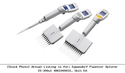 Eppendorf pipettor xplorer 15-300ul 4861000031, unit ea liquid handling unit for sale