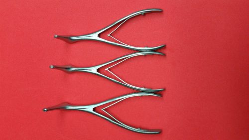 NEW Lot of 3Pcs-Vienna Nasal Speculum 5 3/4&#034; (S/M/L) Surgical, Instruments Set