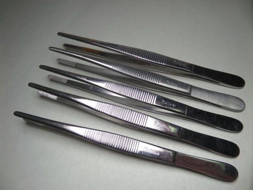 Lot of 5 Miltex Dressing Forceps