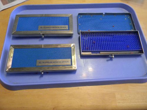 Allergen advanced medical optics phaco sterilization case 8&#034; x 3-1/2&#034; x 3/4&#034; for sale