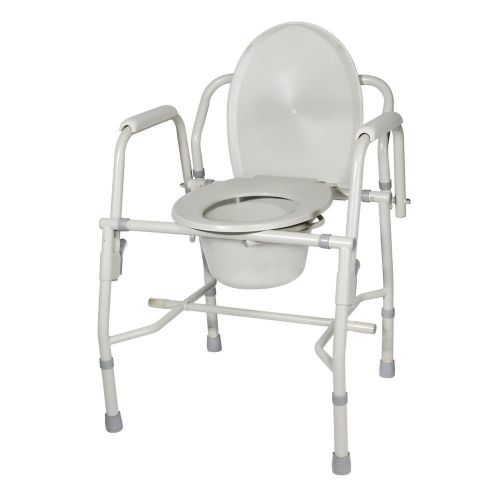 Drive Medical K. D. Deluxe Steel Drop-Arm Commode