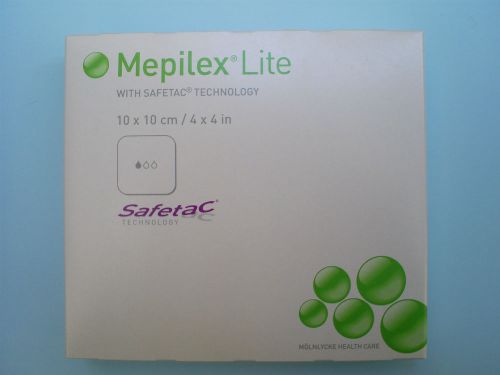 New mepilex-lite 4in x 4in(10cm x 10cm)  5 pieces per box  expiry date : 07/2016 for sale