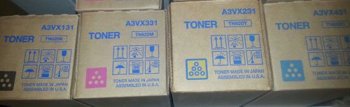 New Set of 4 Konica BIZHUB C224 C284 C364 TN321K TN321Y TN321M TN321C toner