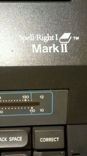 typewriter Smith corona spell right1 mark 2