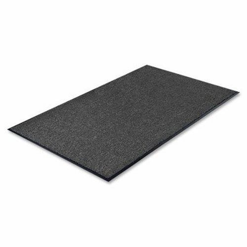 Genuine Joe Indoor Mat, Liquid Absorbent, Vinyl Back, 3 x 5, Charcoal (GJO56352)