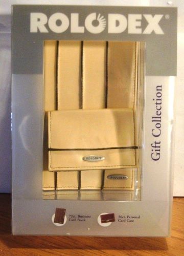 Rolodex gift collection 72 count biz card holder &amp;  personal card case new for sale