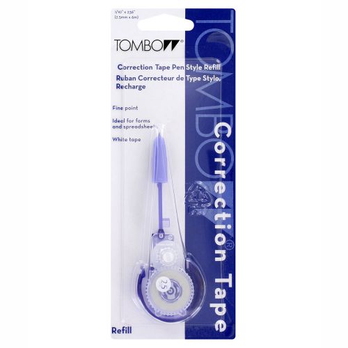 Tombow mono mono correction tape pen refill, 1/10&#034;&#034; x 236&#034;&#034;, white tape - tom686 for sale